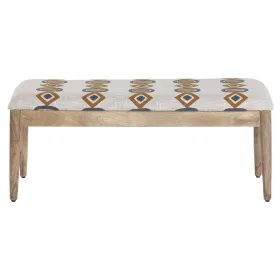 Bench Home ESPRIT Beige Multicolour Mango wood 113 X 35 X 45 CM